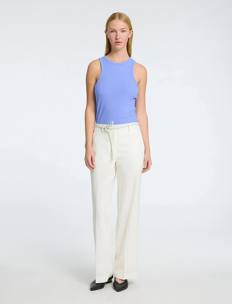 Selected - SLWANNA O-NECK TANK TOP NOOS - Ärmellose tops - cornflower blue - 4