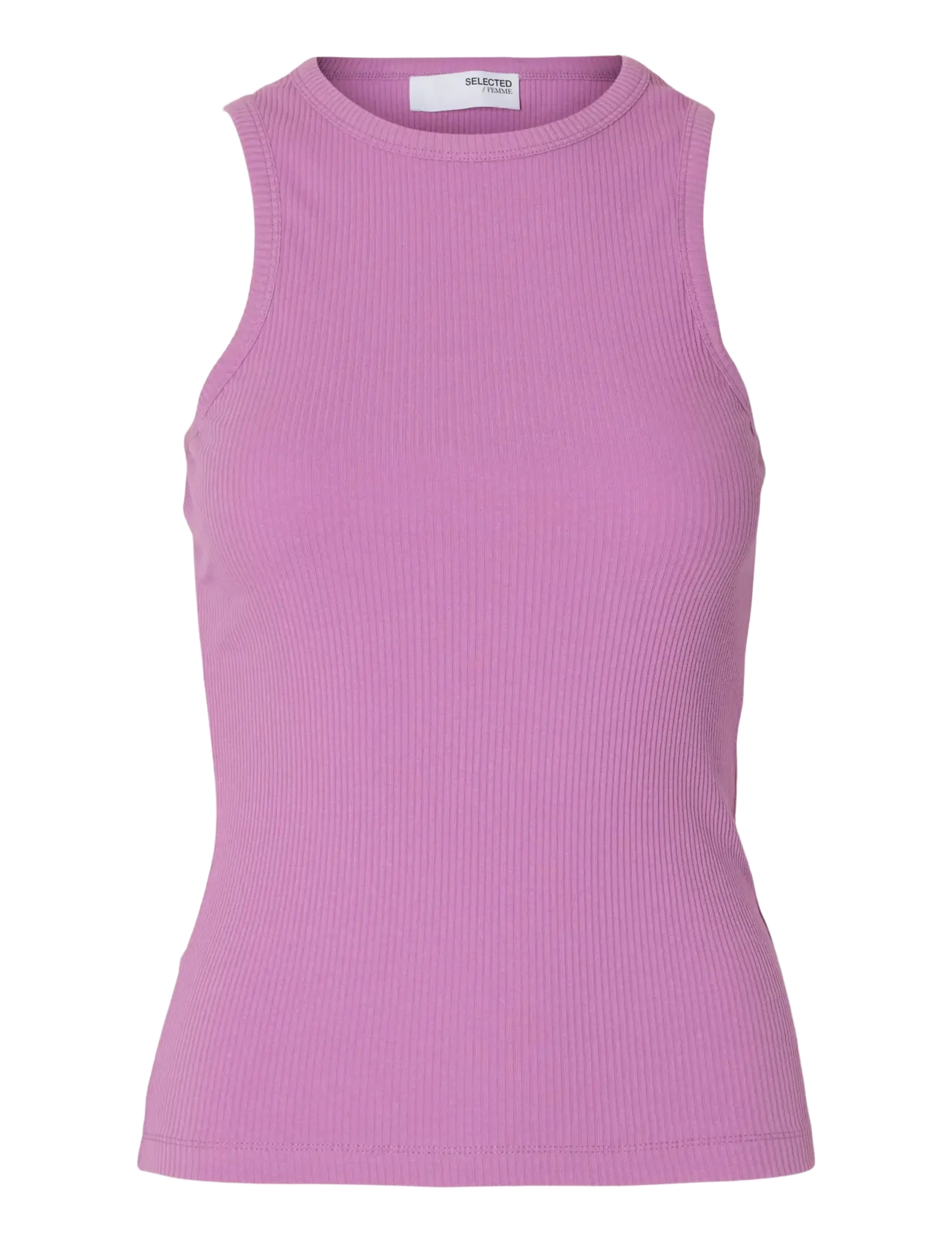 Selected SLFANNA O-NECK TANK TOP NOOS - Selected - FIRST BLOOM / purple