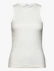 Selected Femme - SLFANNA O-NECK TANK TOP NOOS - lowest prices - snow white - 0