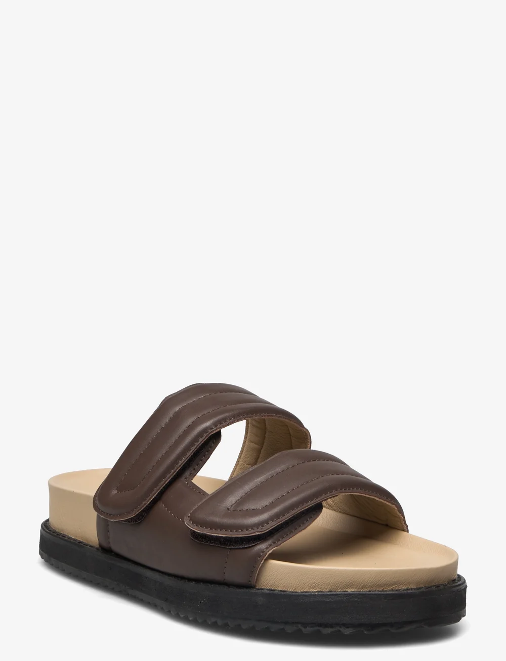 Padded leather discount sandals