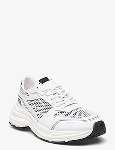SLFABBY LEATHER TRAINER, Selected Femme