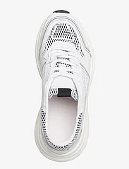 Selected Femme - SLFABBY LEATHER TRAINER - lave sneakers - white - 3
