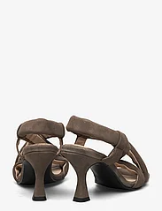 Selected Femme - SLFASHLEY SUEDE HIGH HEEL SANDAL - odzież imprezowa w cenach outletowych - desert taupe - 4