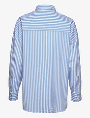 Selected Femme - SLFEMMA-SANNI LS STRIPED SHIRT NOOS - langermede skjorter - cashmere blue - 1