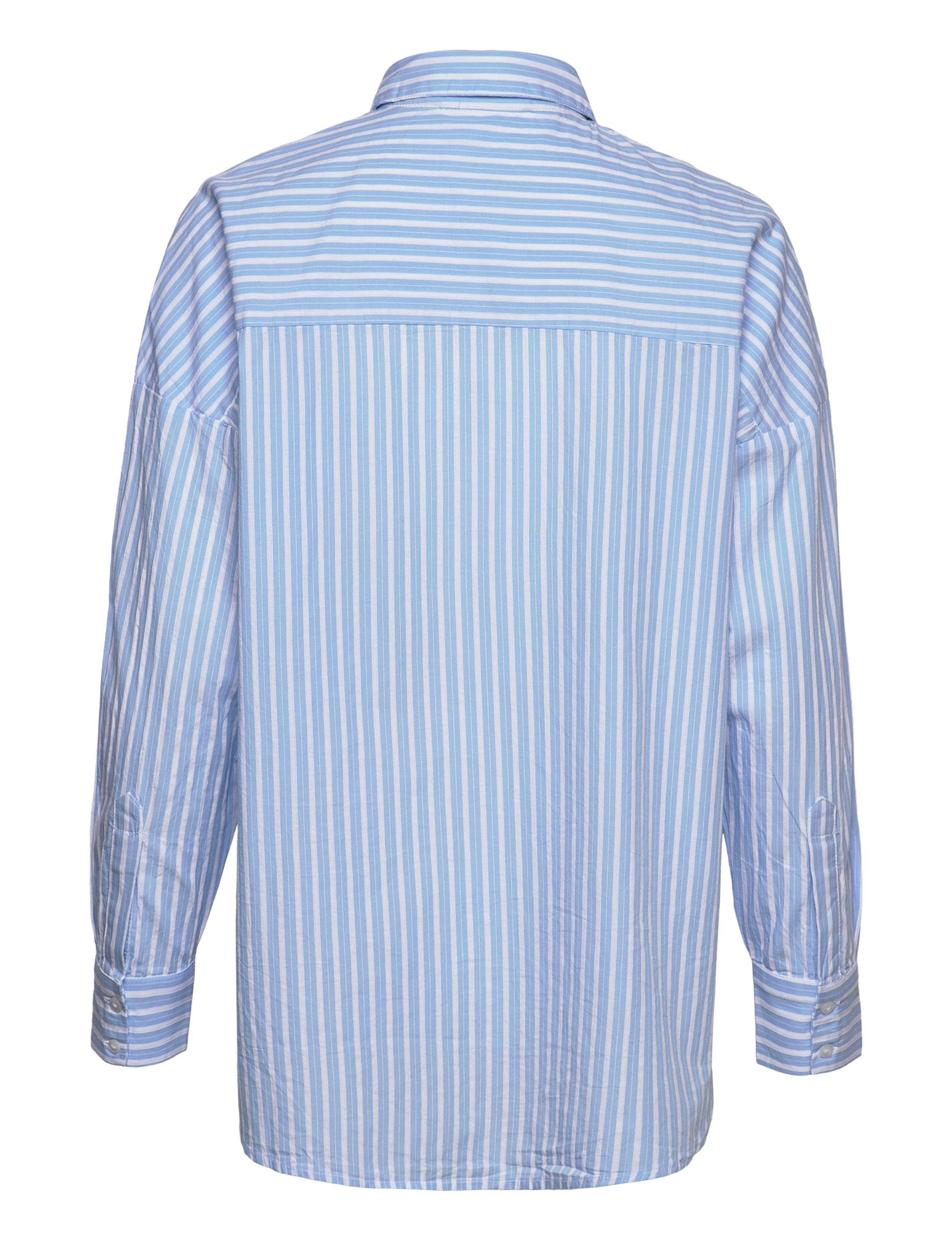 Selected - SLFEMMA-SANNI LS STRIPED SHIRT NOOS - cashmere blue - 1