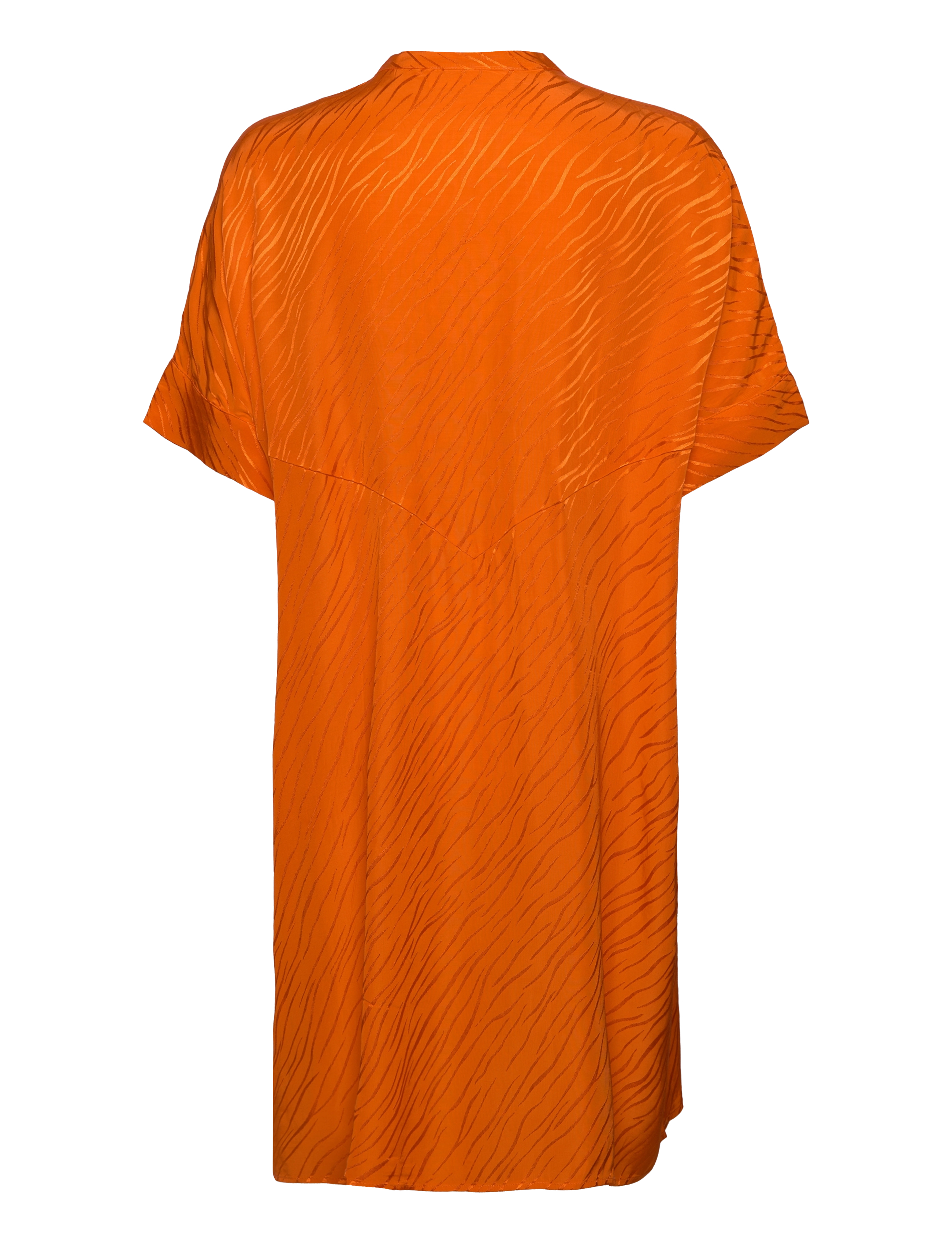 Selected - SLFABIENNE-VIOLA SS OVERSIZE DRESS B - skjortekjoler - orangeade - 2