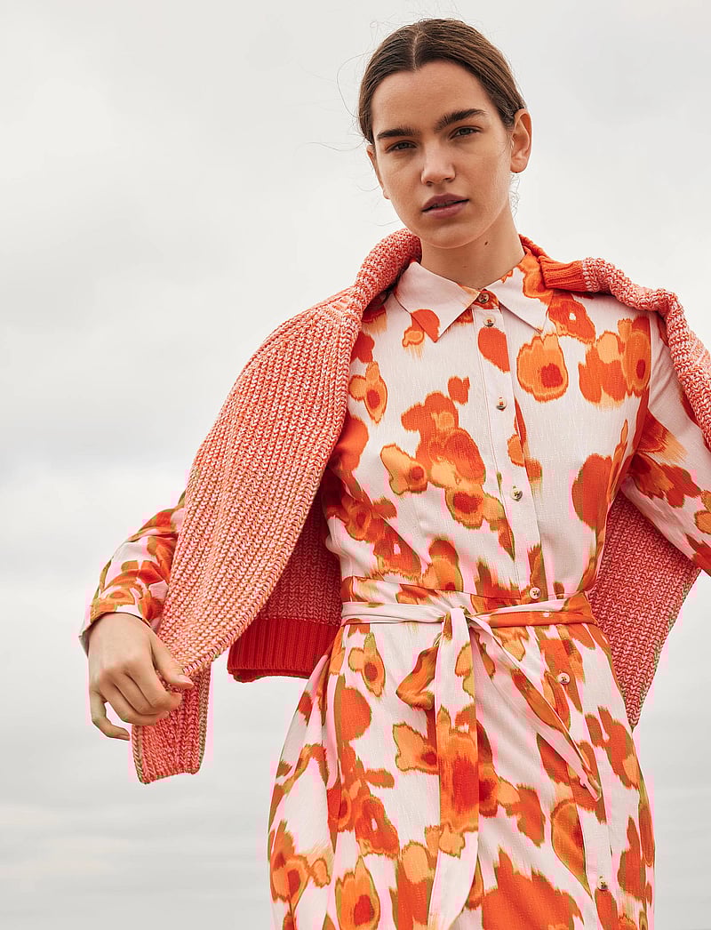 Selected Slfnicolette Ls Ankle Shirt Dress B – midi jurken