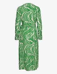 Selected Femme - SLFSIRINE LS MIDI WRAP DRESS B - sukienki kopertowe - absinthe green - 1