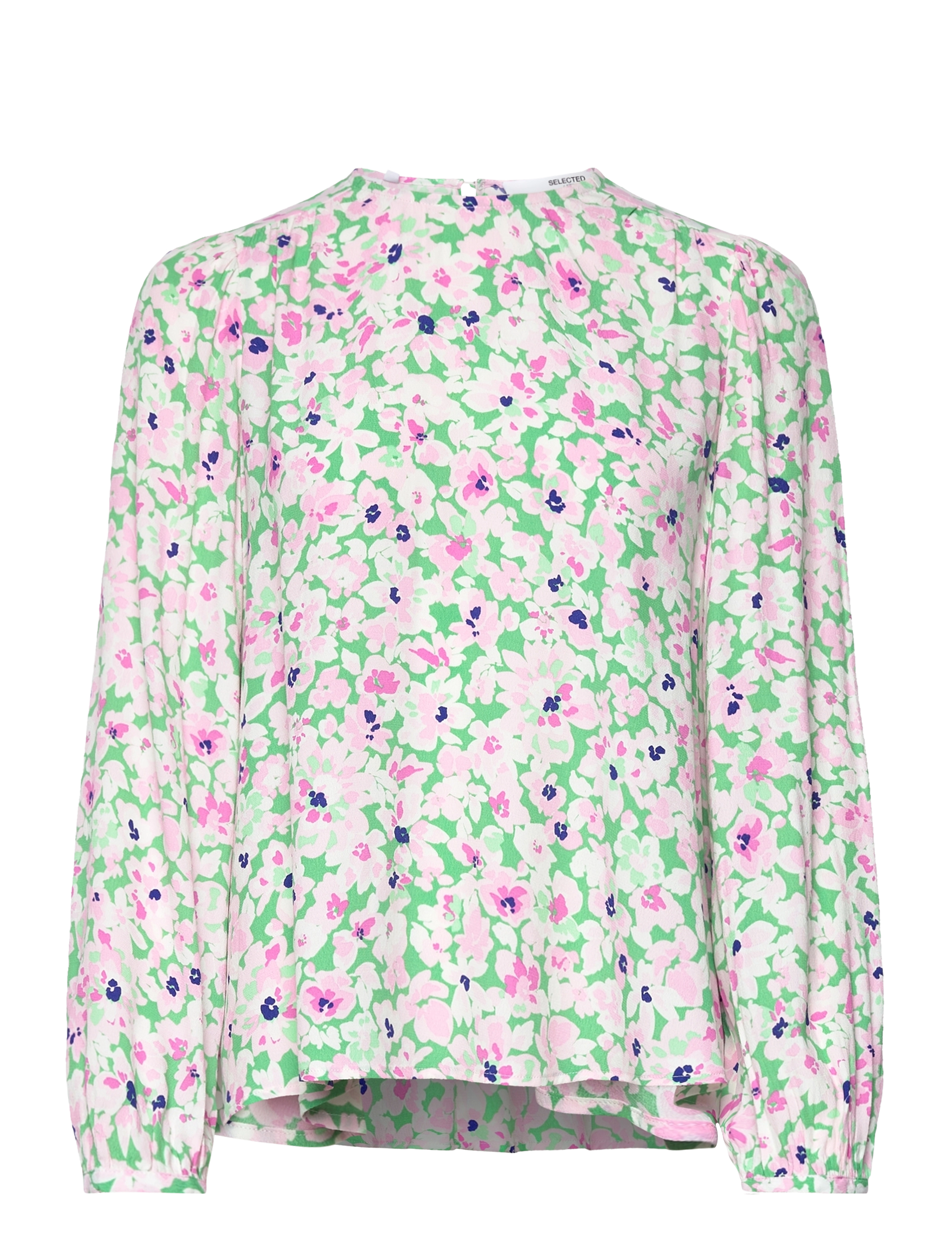 Selected SLFMALIDA LS TOP B - Bluser - ABSINTHE GREEN / green