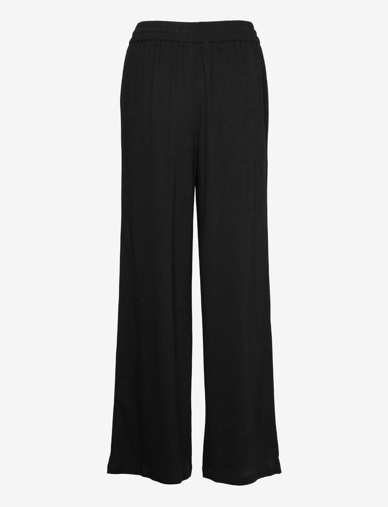 Selected - SLFVIVA-GULIA HW LONG SUN PANT NOOS - bukser med lige ben - black - 2