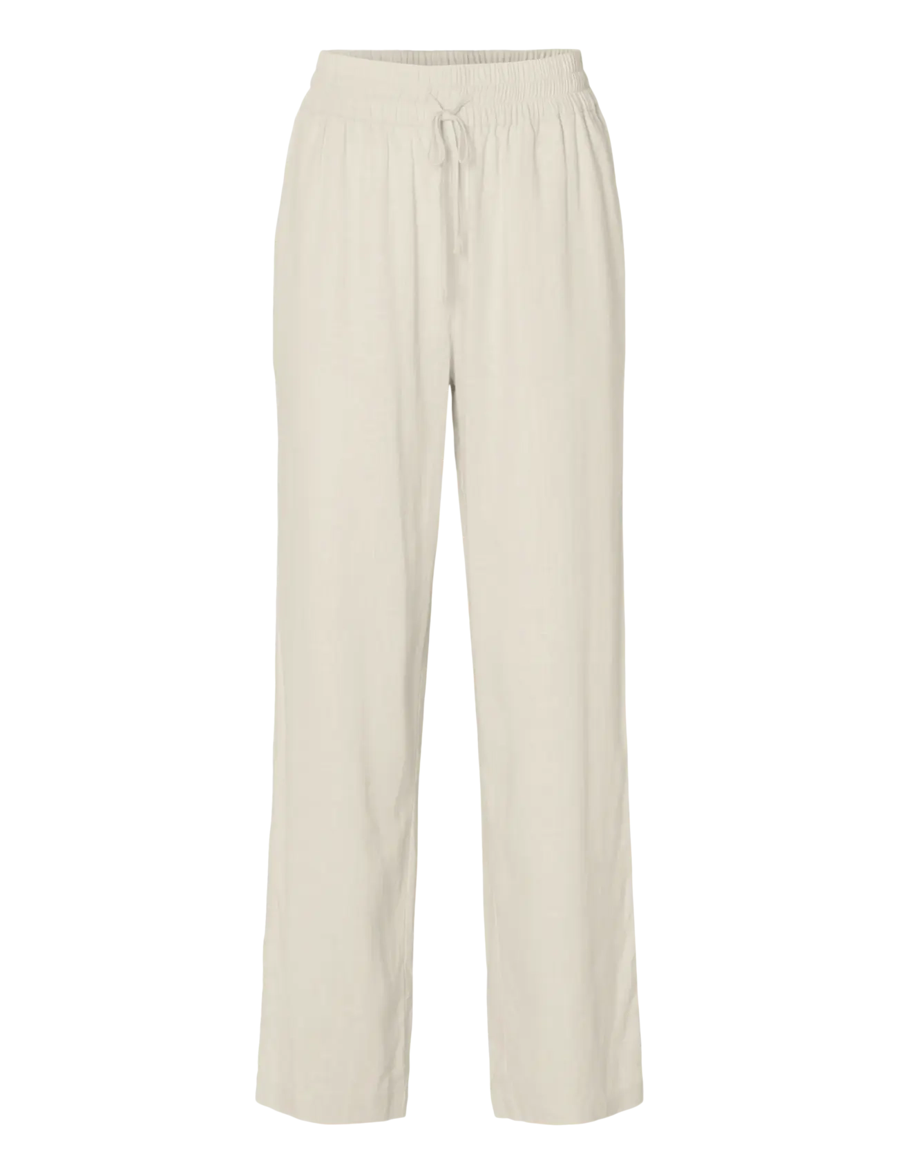 Selected SLWVIVA-GULIA HW LONG SUN PANT NOOS - Selected - SANDSHELL / beige