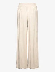 Selected Femme - SLFVIVA-GULIA HW LONG LINEN PANT - bukser med brede ben - sandshell - 1