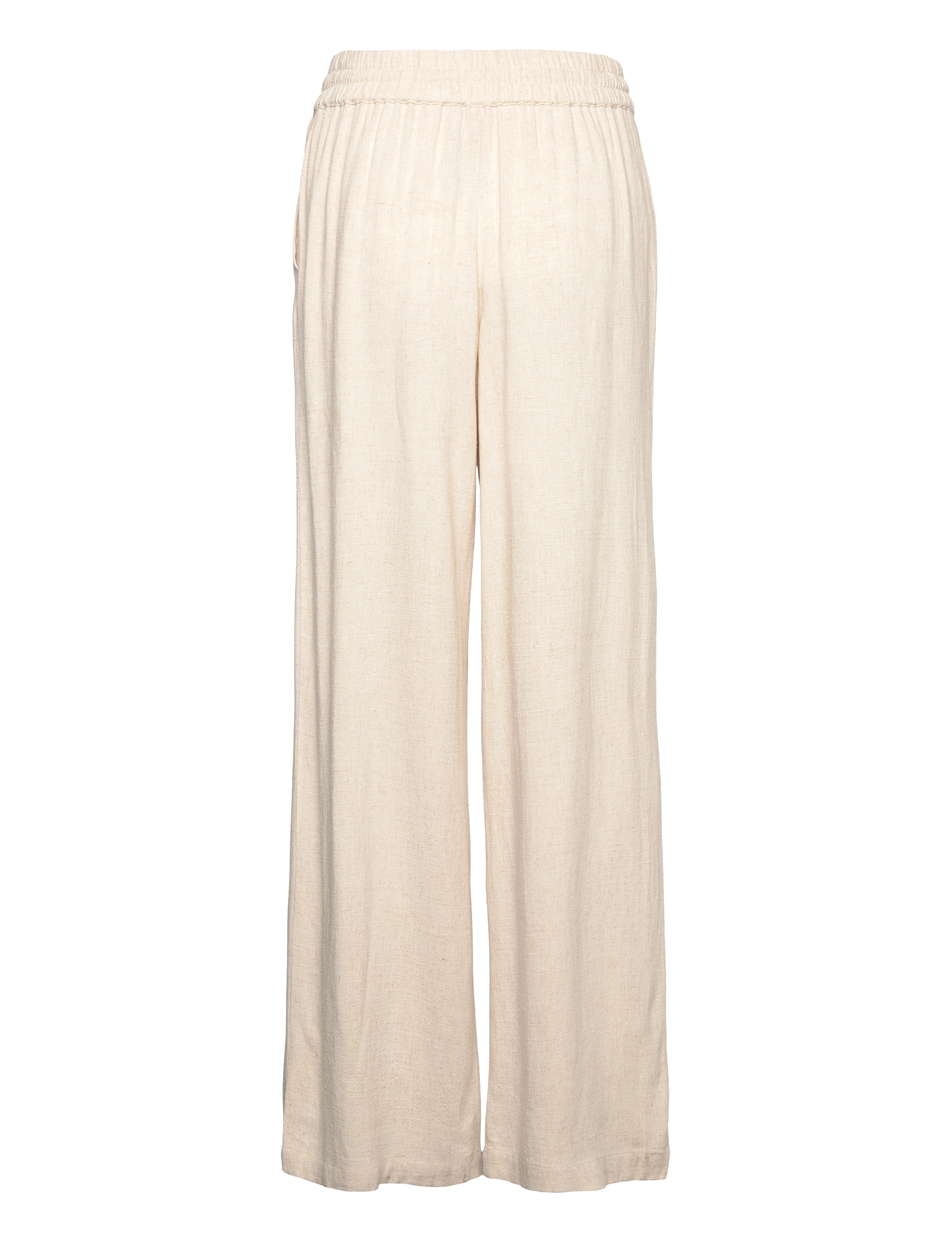 Selected - SLFVIVA-GULIA HW LONG SUN PANT NOOS - hose mit geradem bein - sandshell - 2
