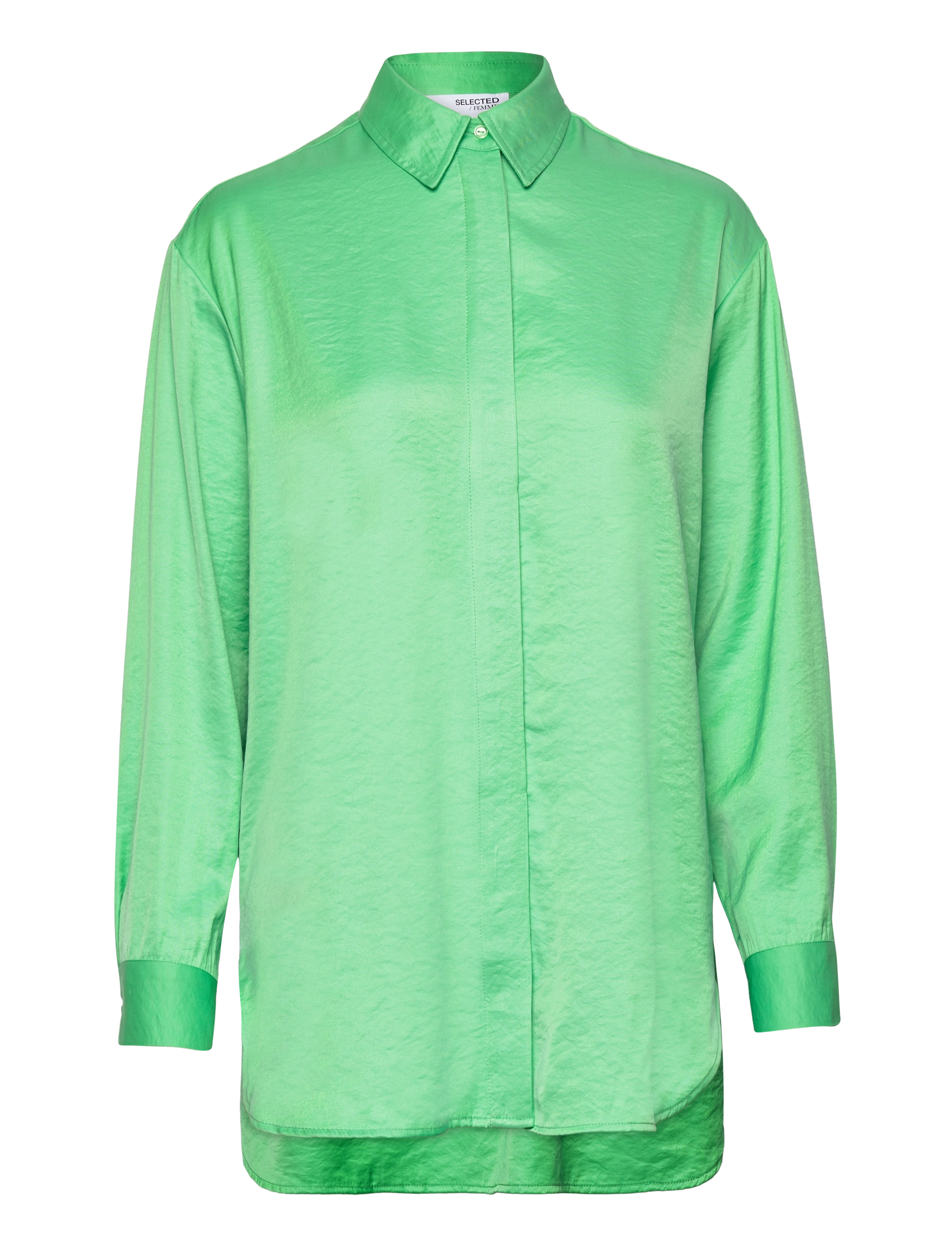 SELECTED Slfdesiree Ls Shirt B Grün - 34 - Damen