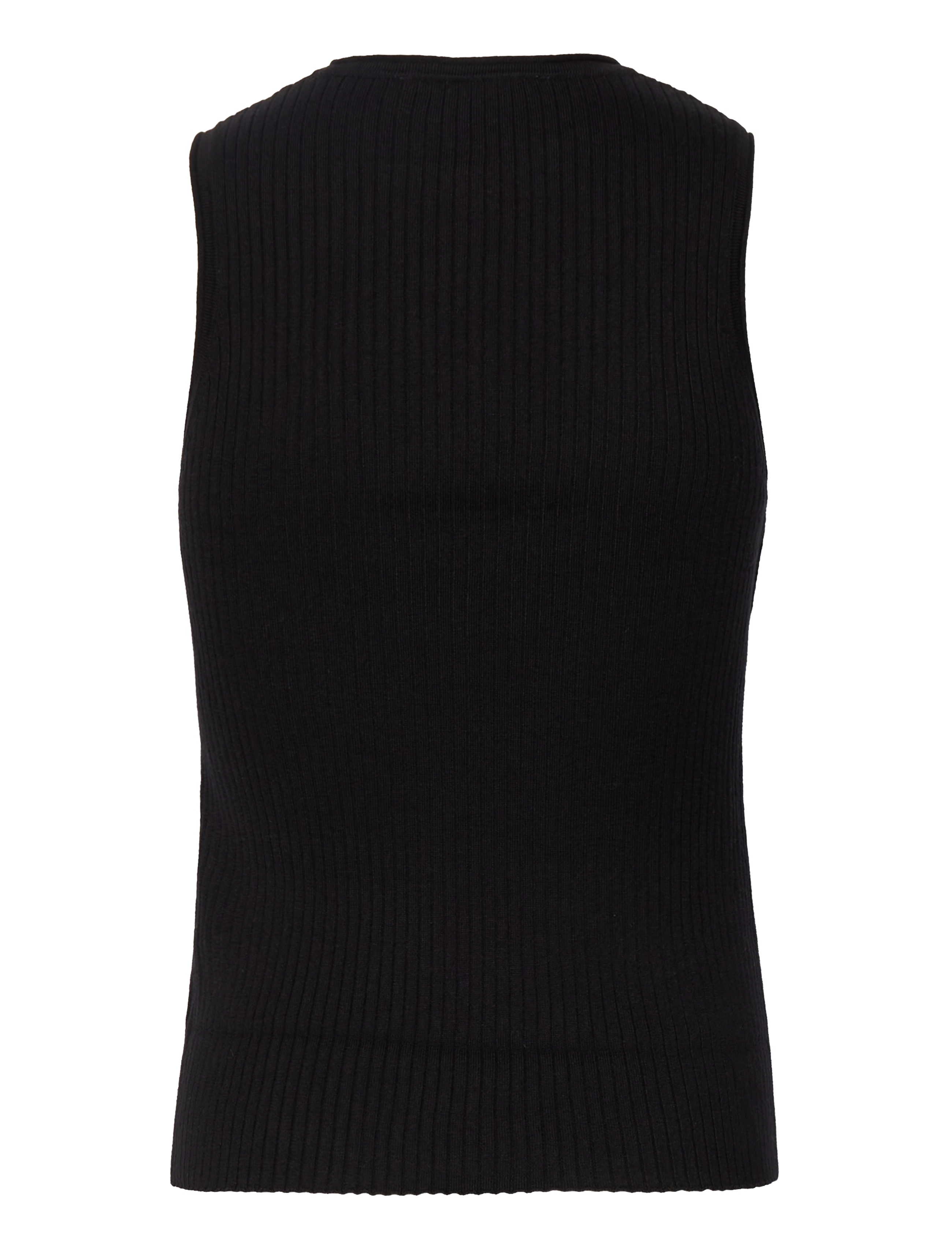 Selected - SLFLYDIA SL O-NECK KNIT TOP NOOS - black - 2
