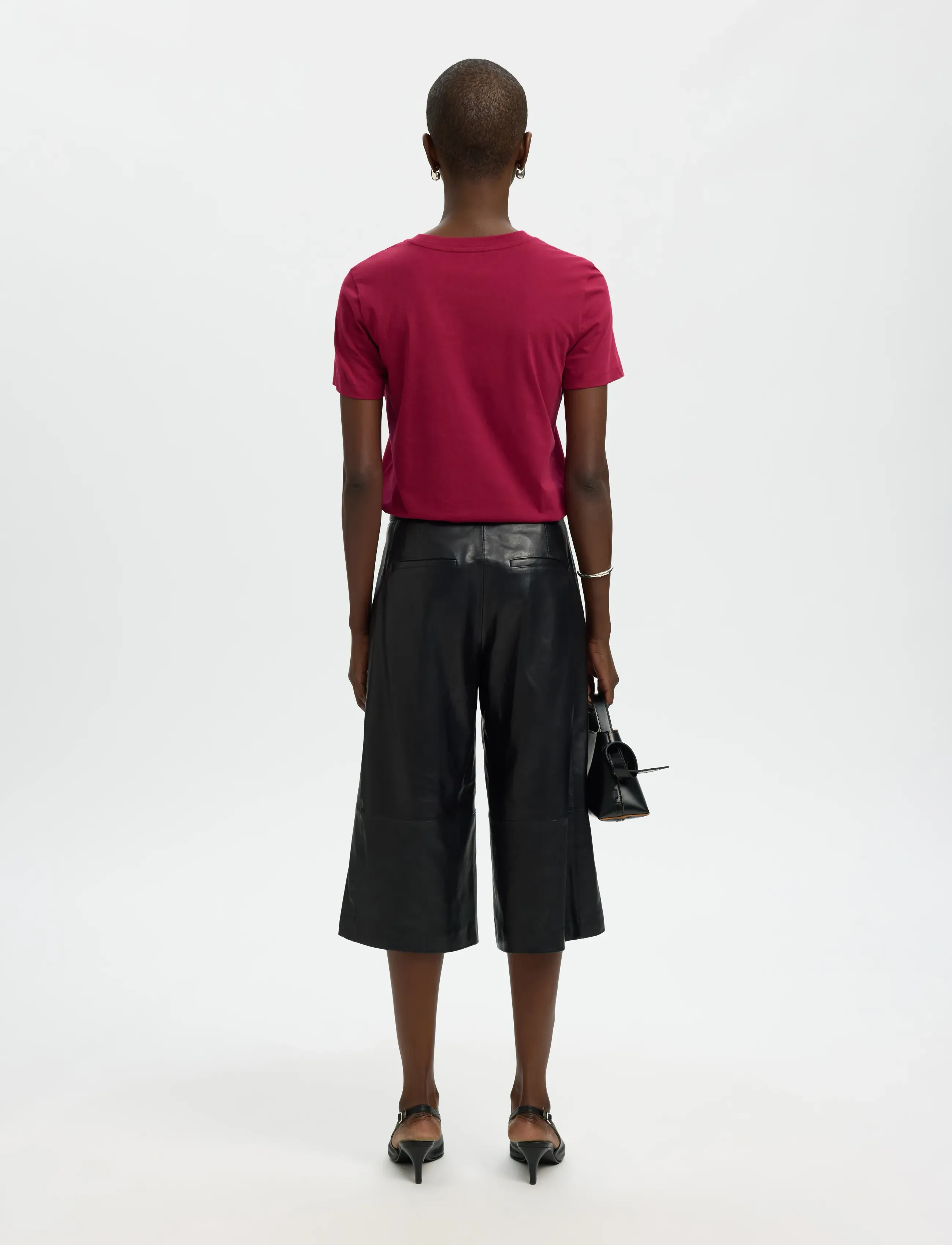 Selected - SLWMYESSENTIAL SS O-NECK TEE NOOS - t-shirts - anemone - 2