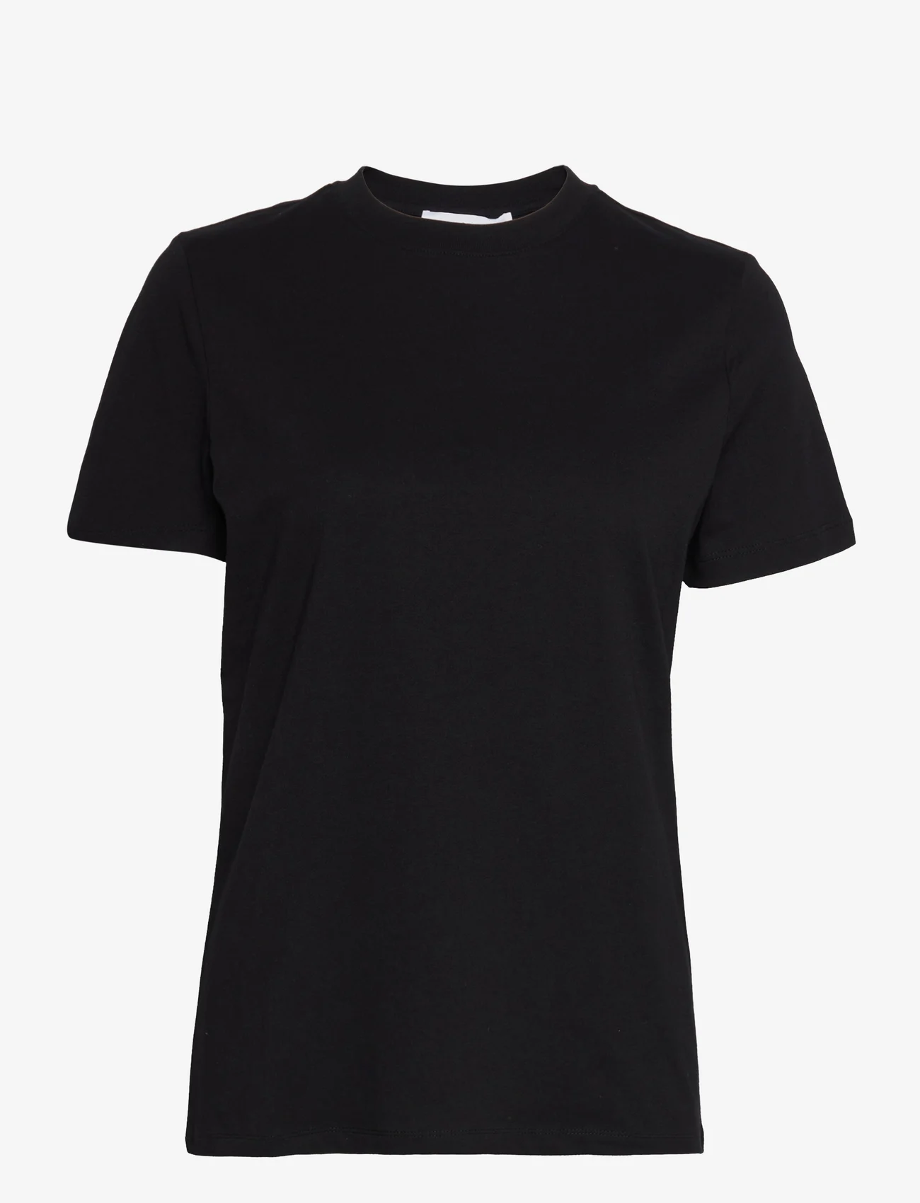 Selected Femme - SLFMYESSENTIAL SS O-NECK TEE NOOS - t-shirts - black - 0