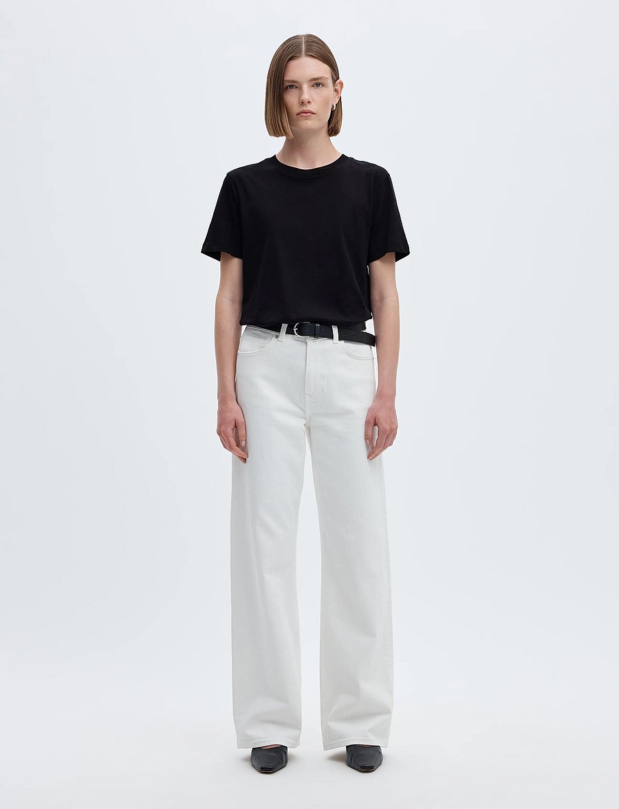 Selected - SLWMYESSENTIAL SS O-NECK TEE NOOS - t-särgid - black - 4