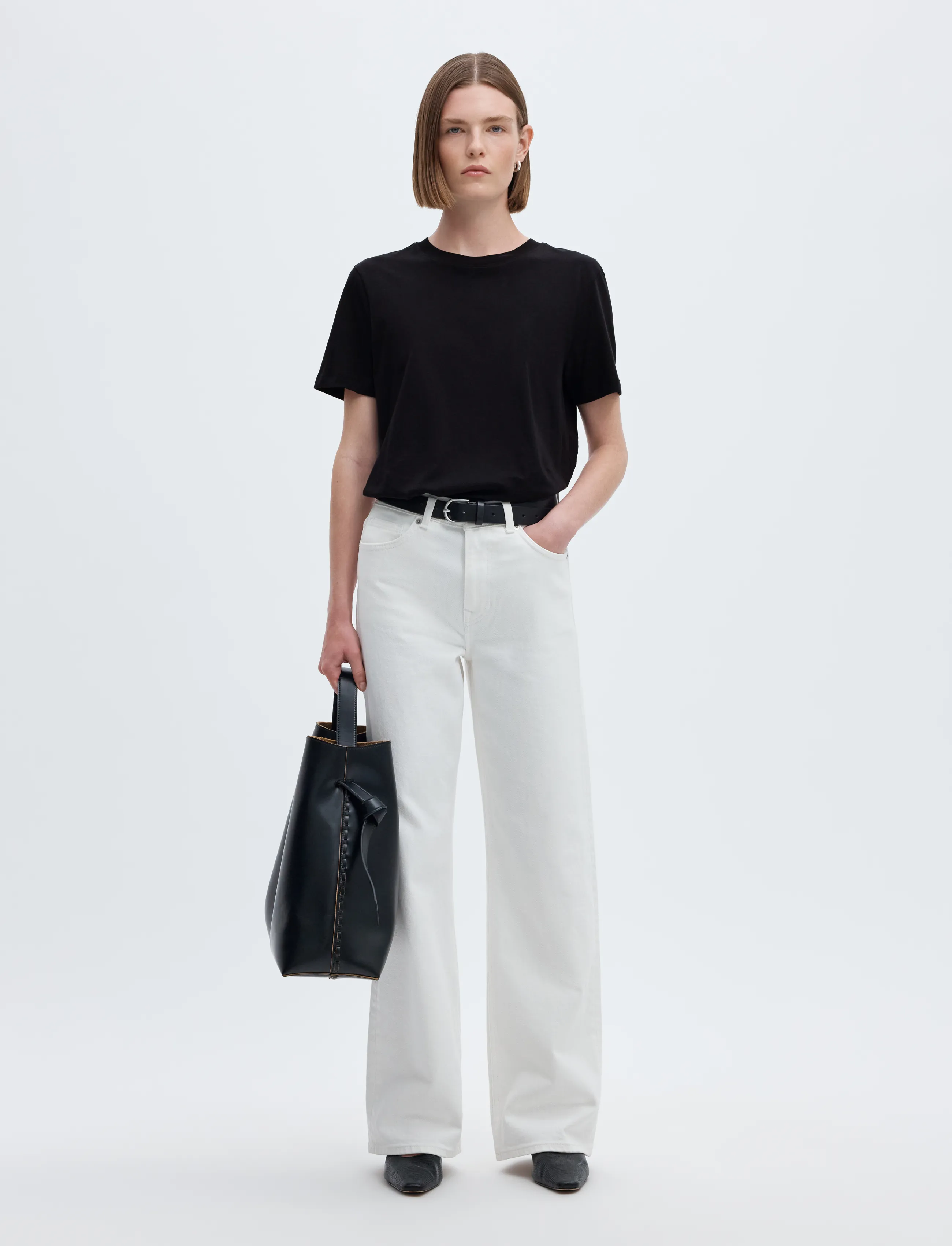 SELECTED Slwmyessential Ss O-Neck Tee Noos blusar dam – bild 5