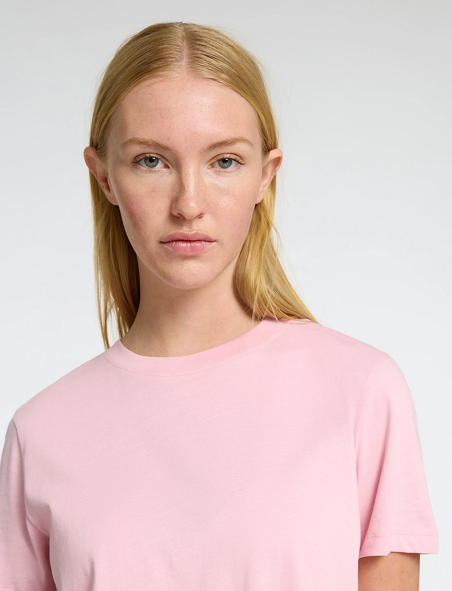 Selected - SLWMYESSENTIAL SS O-NECK TEE NOOS - t-särgid - bleached mauve - 4