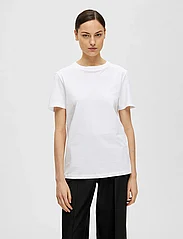 Selected Femme - SLFMYESSENTIAL SS O-NECK TEE NOOS - mažiausios kainos - bright white - 2