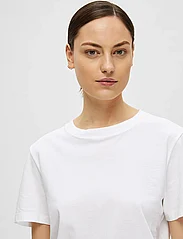 Selected Femme - SLFMYESSENTIAL SS O-NECK TEE NOOS - laagste prijzen - bright white - 5