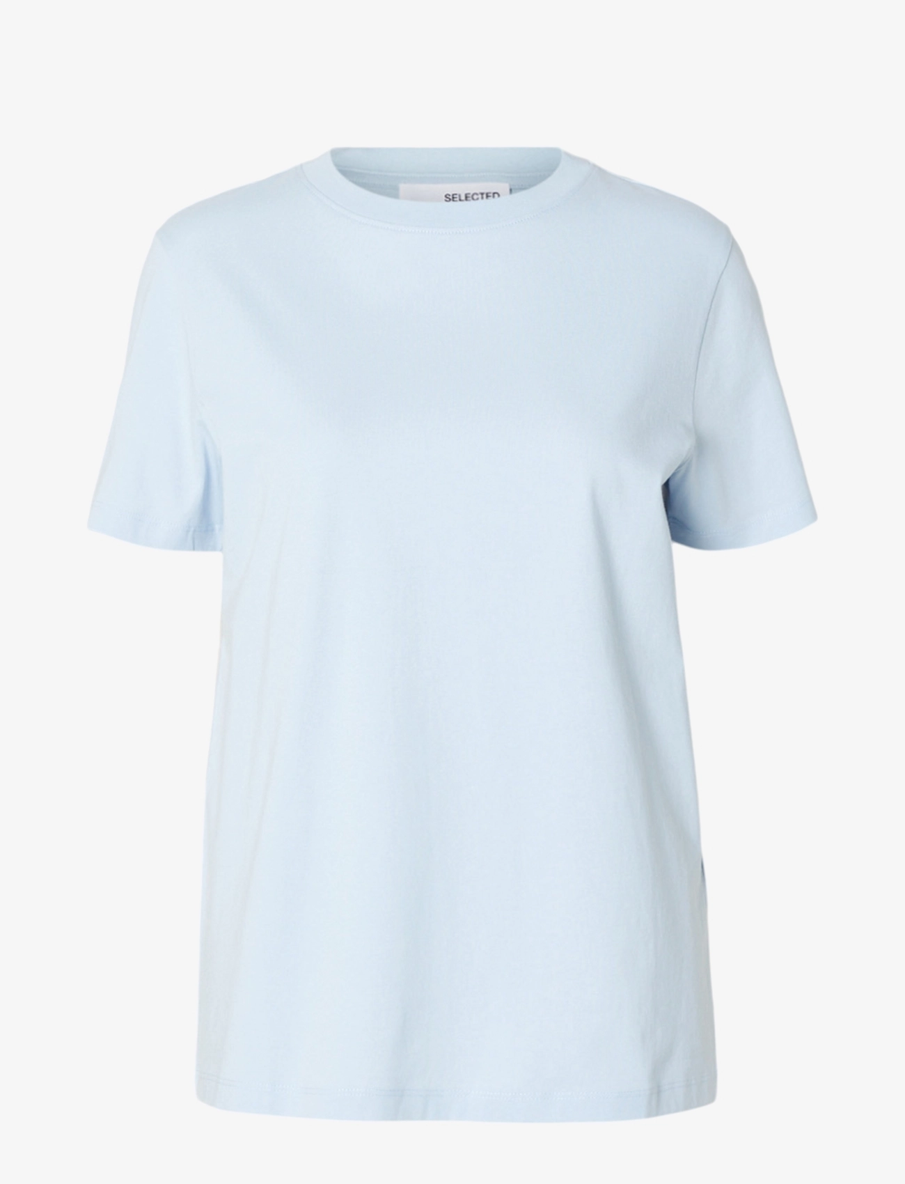 Selected SLWMYESSENTIAL SS O-NECK TEE NOOS - Selected - CASHMERE BLUE / blue