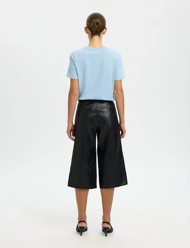 Selected - SLWMYESSENTIAL SS O-NECK TEE NOOS - t-shirts - cashmere blue - 2