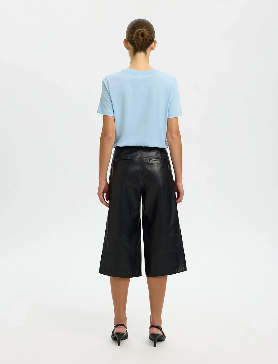 Selected - SLWMYESSENTIAL SS O-NECK TEE NOOS - t-shirts - cashmere blue - 2