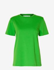 Selected Femme - SLFMYESSENTIAL SS O-NECK TEE - die niedrigsten preise - classic green - 0