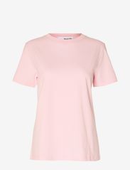 SLFMYESSENTIAL SS O-NECK TEE - CRADLE PINK