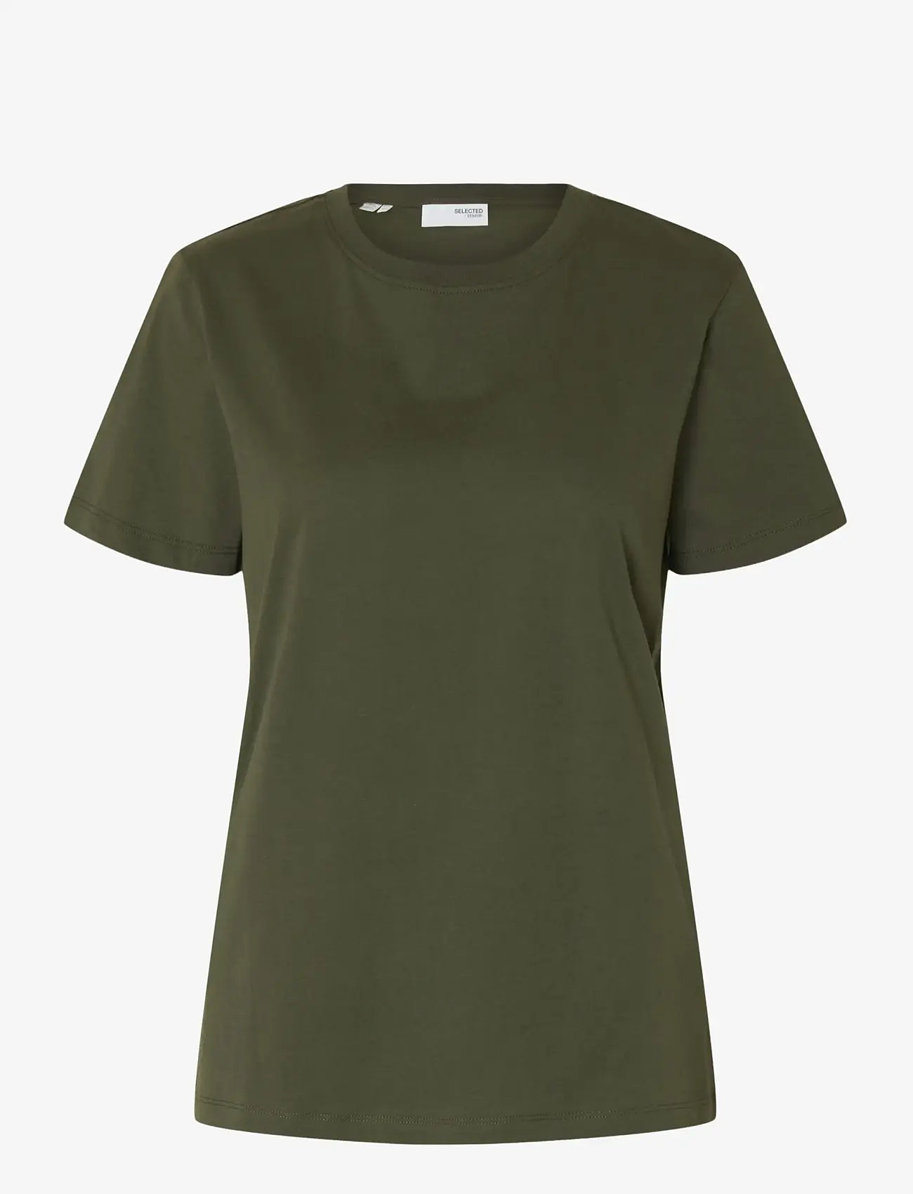 Selected - SLWMYESSENTIAL SS O-NECK TEE NOOS - t-shirts - deep depths - 1