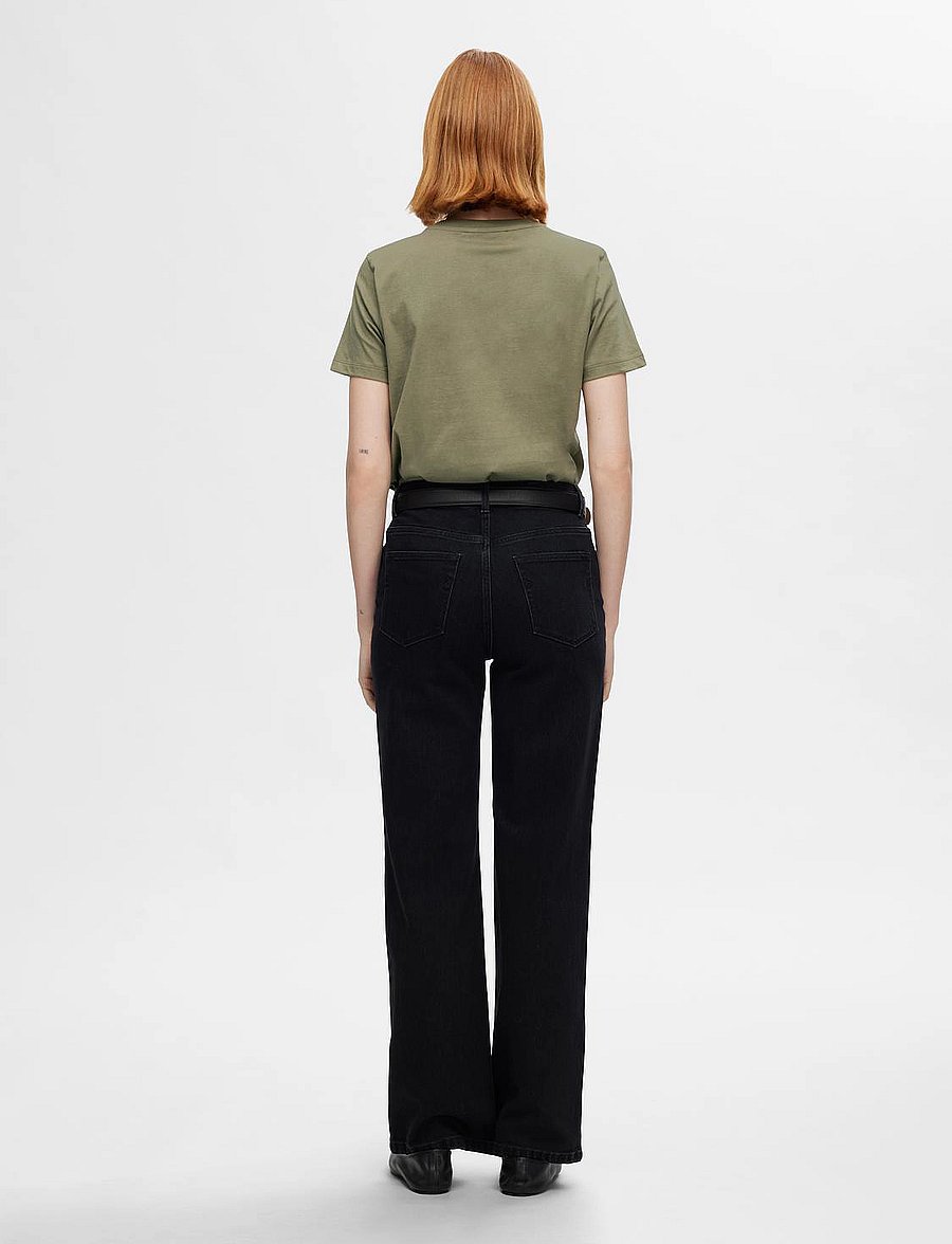 Selected - SLWMYESSENTIAL SS O-NECK TEE NOOS - t-shirts - kalamata - 2