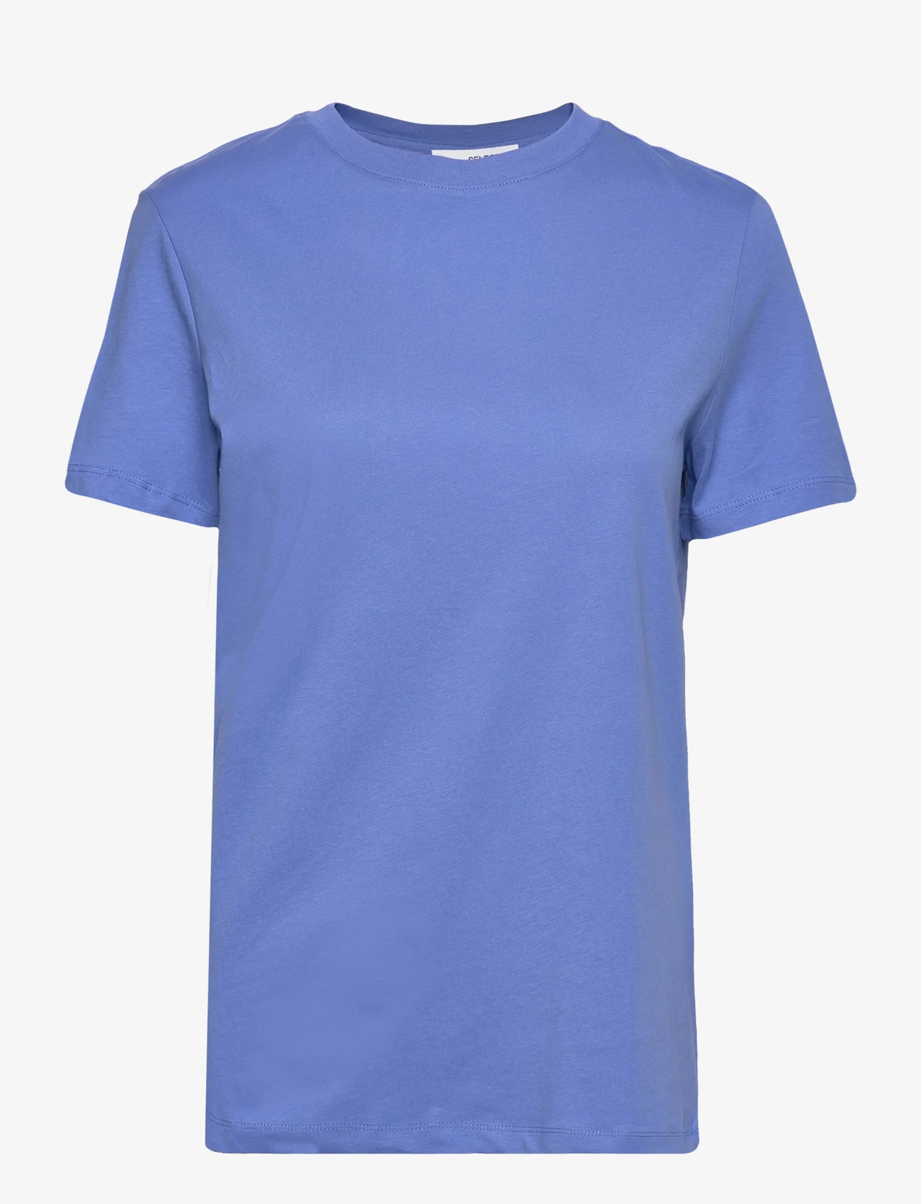 Selected Femme - SLFMYESSENTIAL SS O-NECK TEE NOOS - laagste prijzen - ultramarine - 0