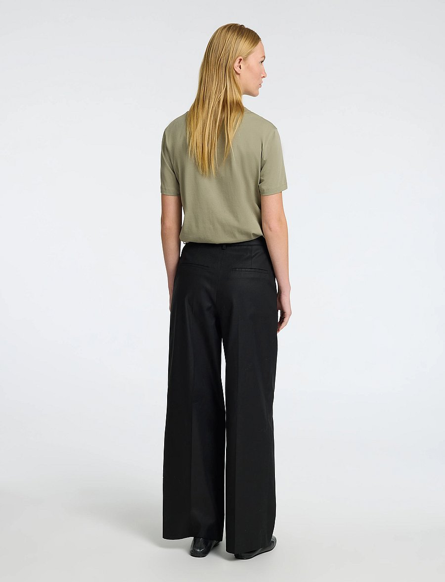 Selected - SLWMYESSENTIAL SS O-NECK TEE NOOS - t-särgid - vetiver - 2