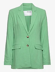 Selected Femme - SLFVIVA LS BLAZER NOOS - festklær til outlet-priser - absinthe green - 0