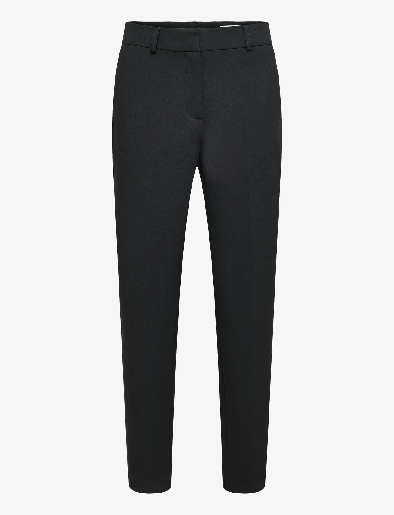 Selected Femme - SLFRITA-RIA MW CROPPED PANT FD NOOS - chino stila bikses - black - 0