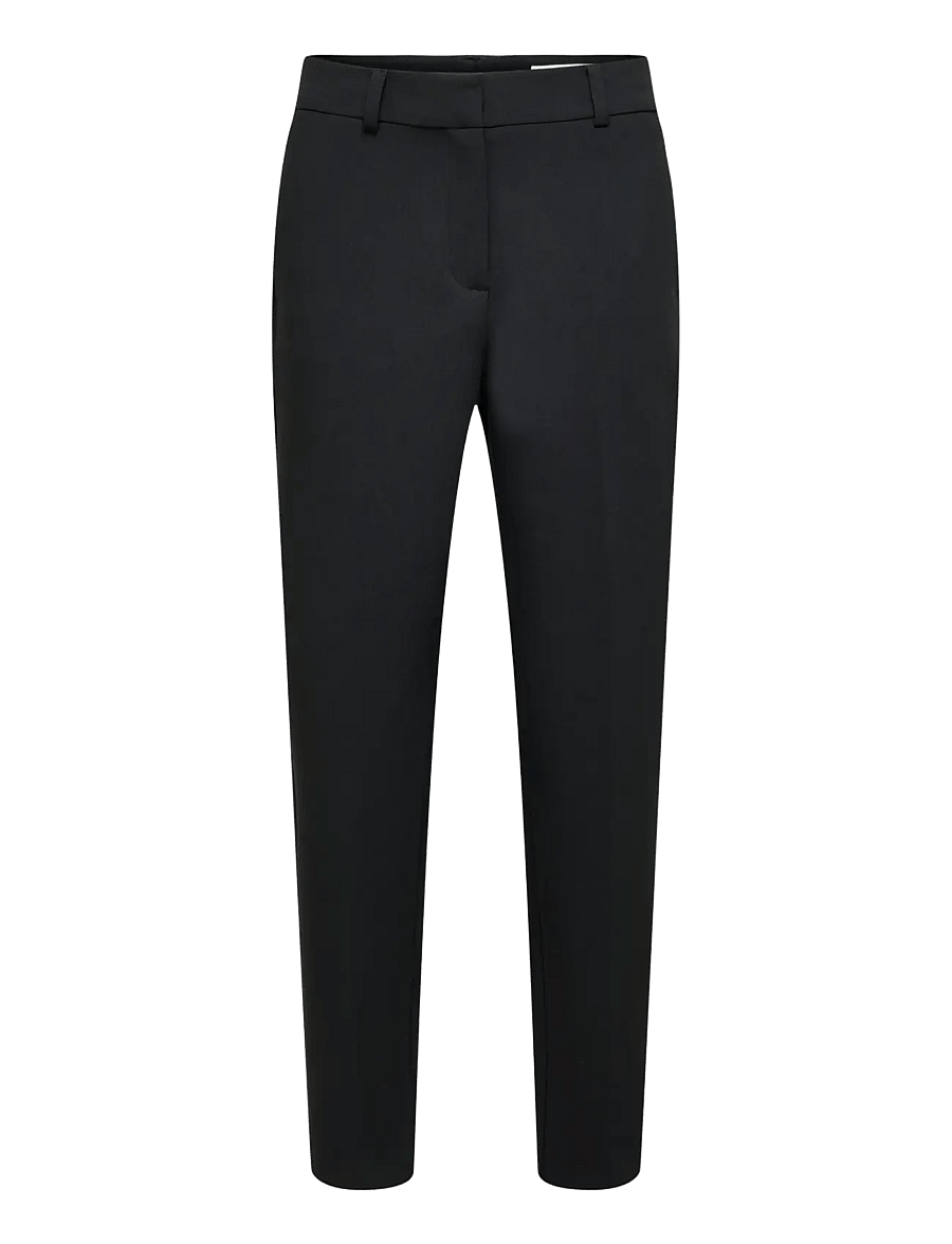 Selected - SLWRITA-RIA MW CROPPED PANT FD NOOS - chinos - black - 1