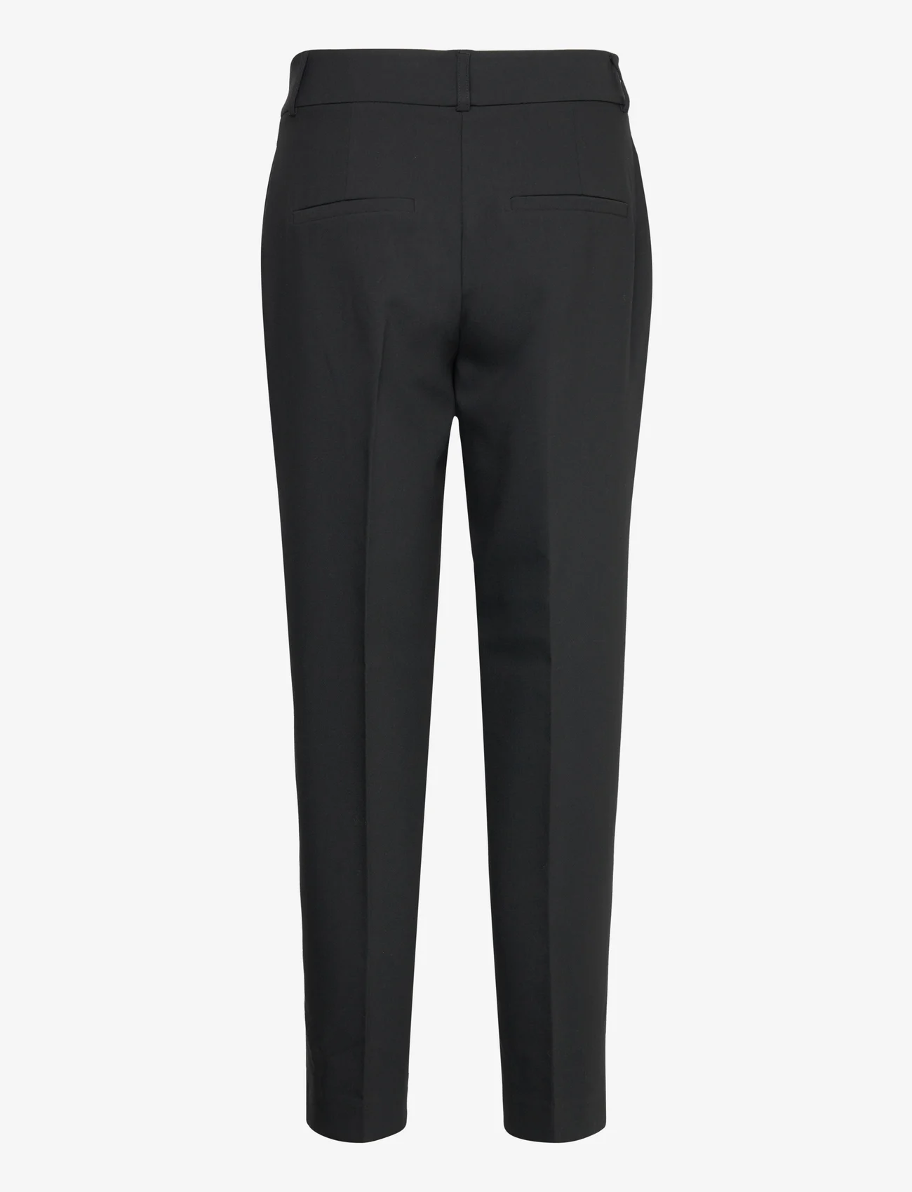 Selected Femme - SLFRITA-RIA MW CROPPED PANT FD NOOS - chino stila bikses - black - 1