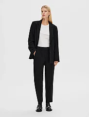 Selected Femme - SLFRITA-RIA MW CROPPED PANT FD NOOS - chinot - black - 4