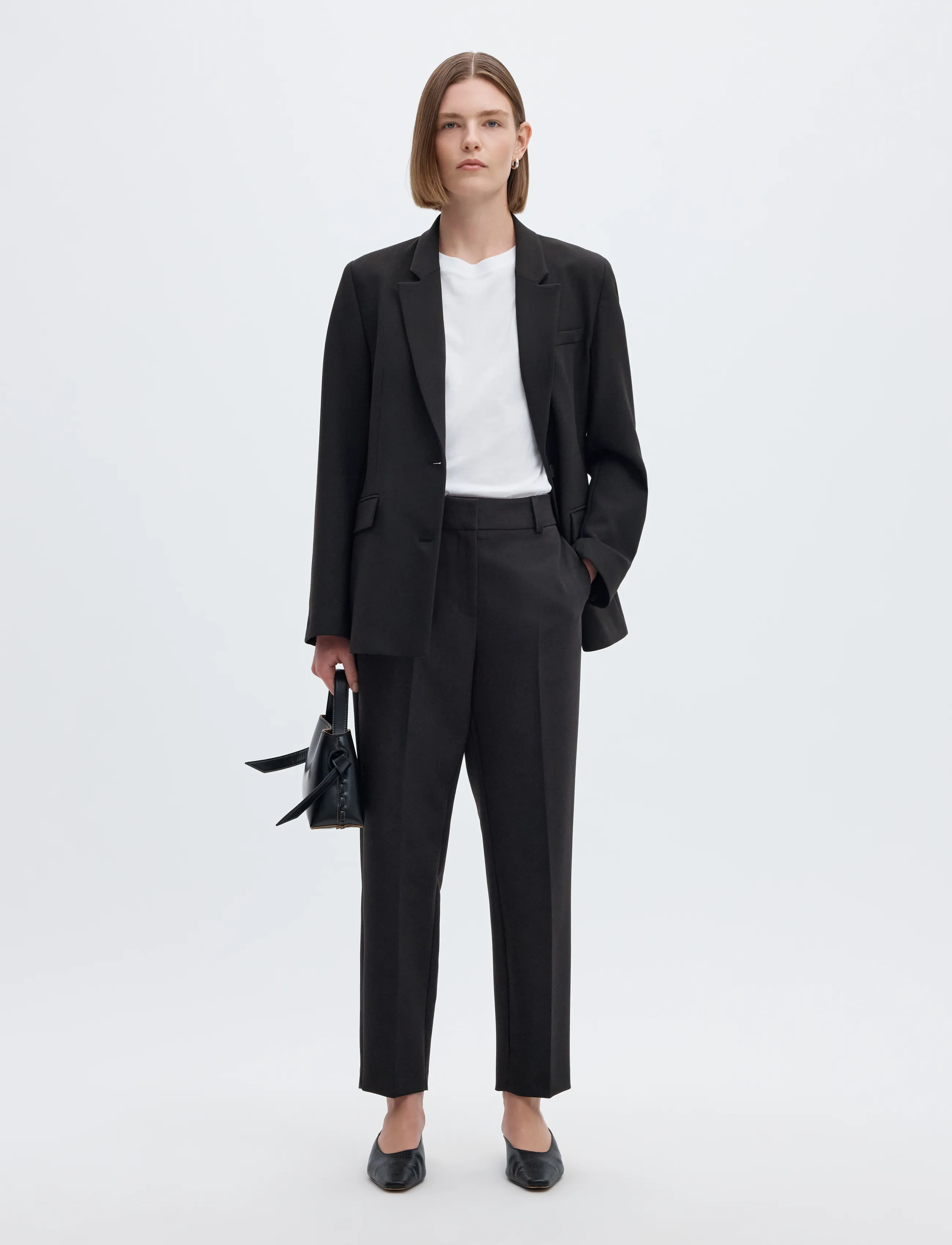 SELECTED Slwrita-Ria Mw Cropped Pant Fd Noos chinos dam – bild 5