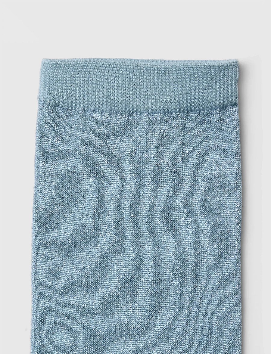Selected - SLWKIM SOCK - normale socken - dusty blue - 3