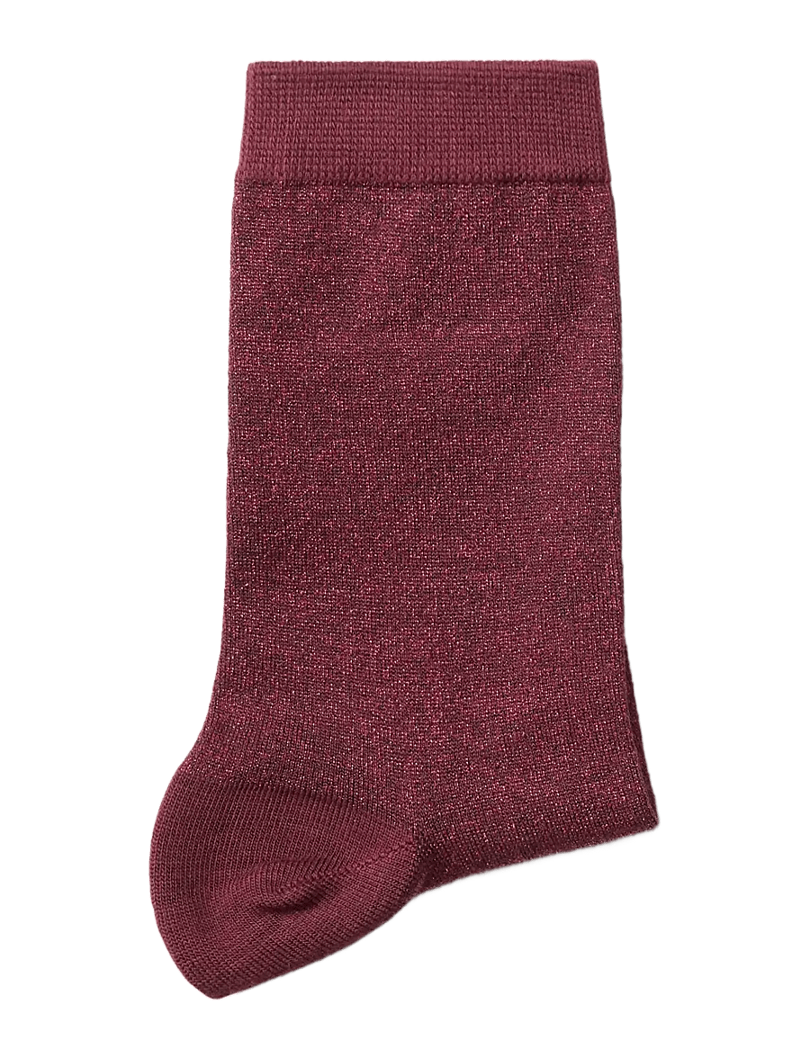 Selected - SLFKIM SOCK - klasikinio ilgio kojinės - tawny port - 1