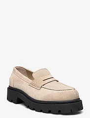 Selected Femme - SLFEMMA SUEDE PENNY LOAFER - fødselsdagsgaver - chinchilla - 0