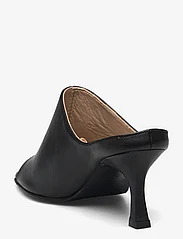 Selected Femme - SLFASHLEY LEATHER MULE - mules tipa augstpapēžu kurpes - black - 2