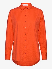 Selected Femme - SLFEMMA-SANNI LS SHIRT - long-sleeved shirts - orangeade - 0
