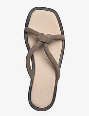 Selected Femme - SLFSARA PADDED SUEDE SLIDER - flat sandals - demitasse - 3