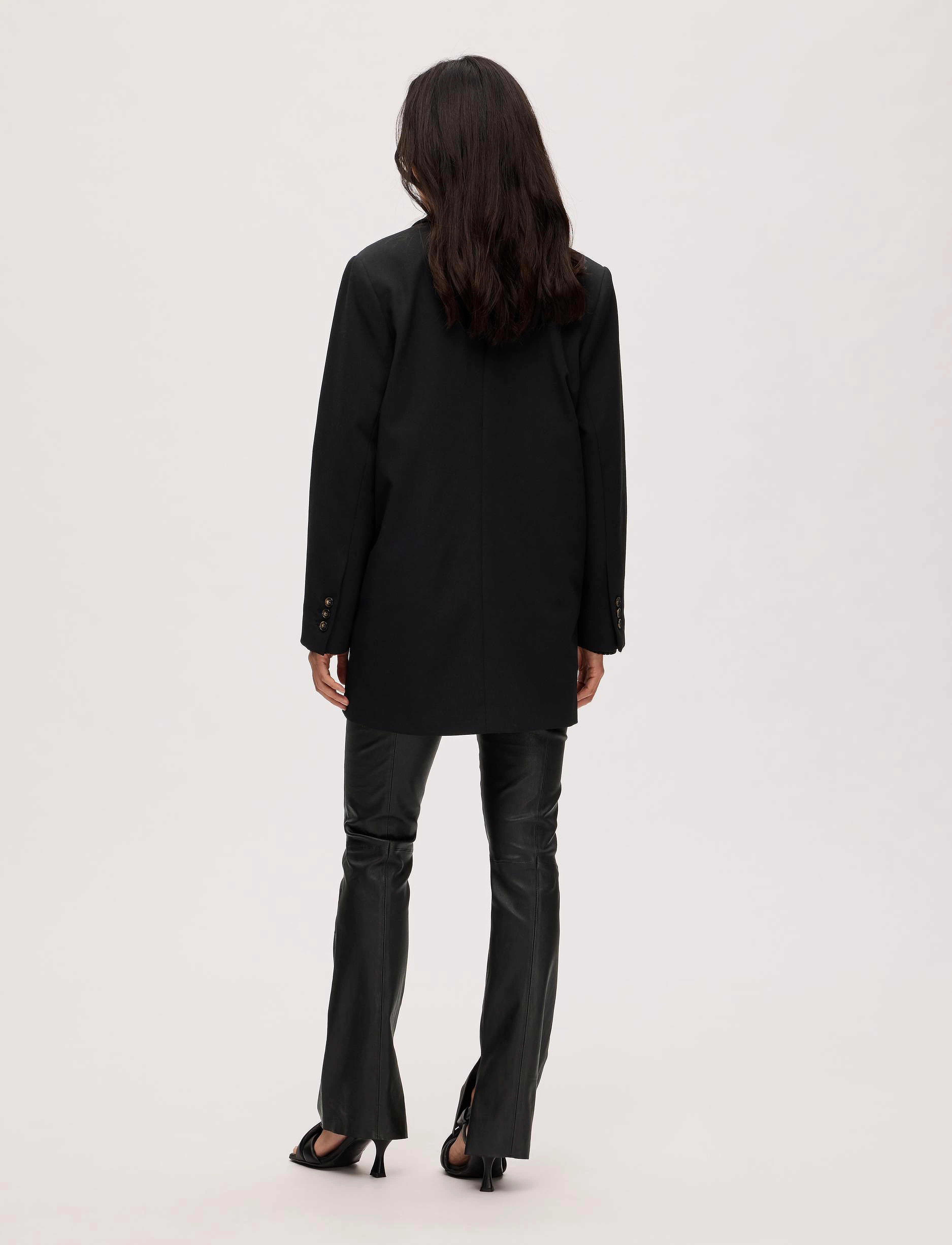 Selected Femme - SLFMYLA LS RELAXED BLAZER - black - 2