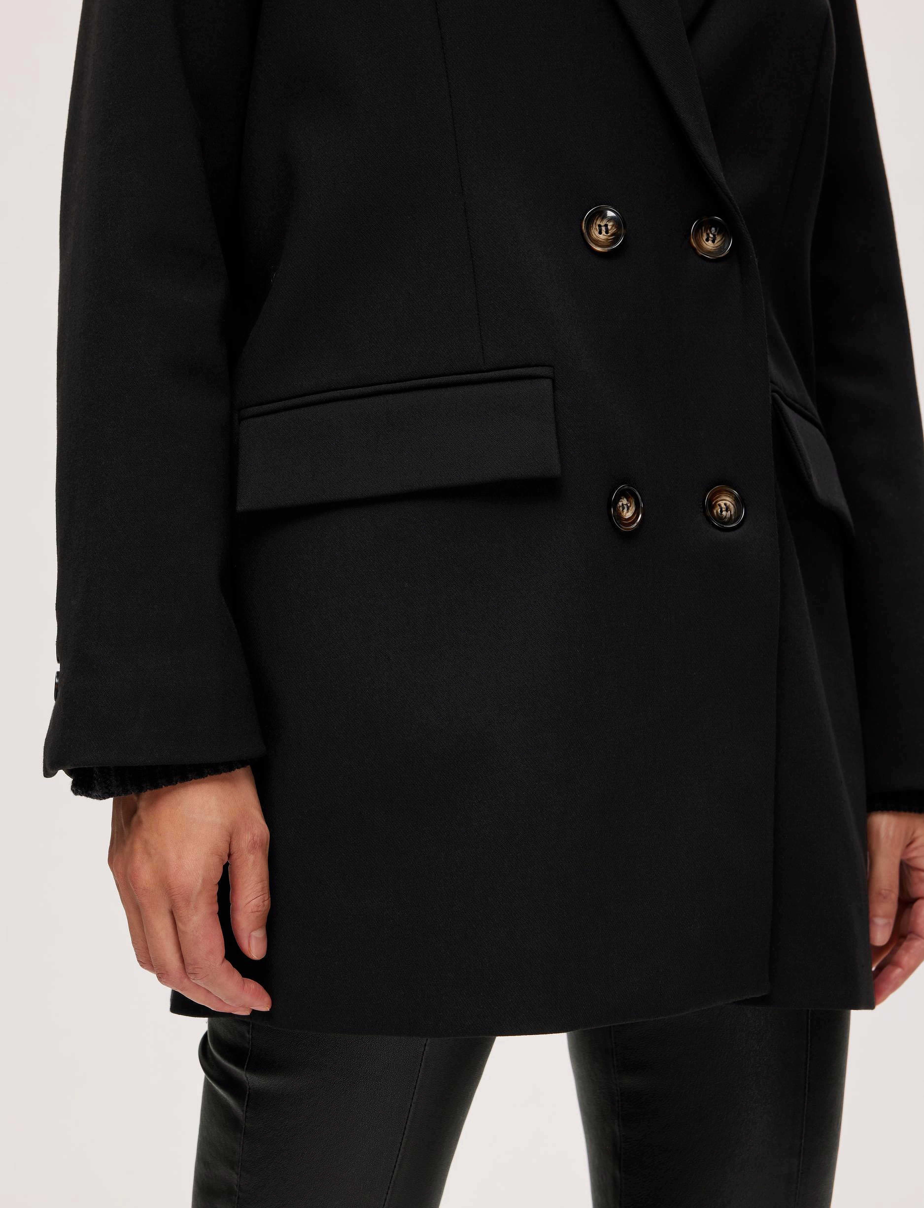 Selected Femme - SLFMYLA LS RELAXED BLAZER - black - 5