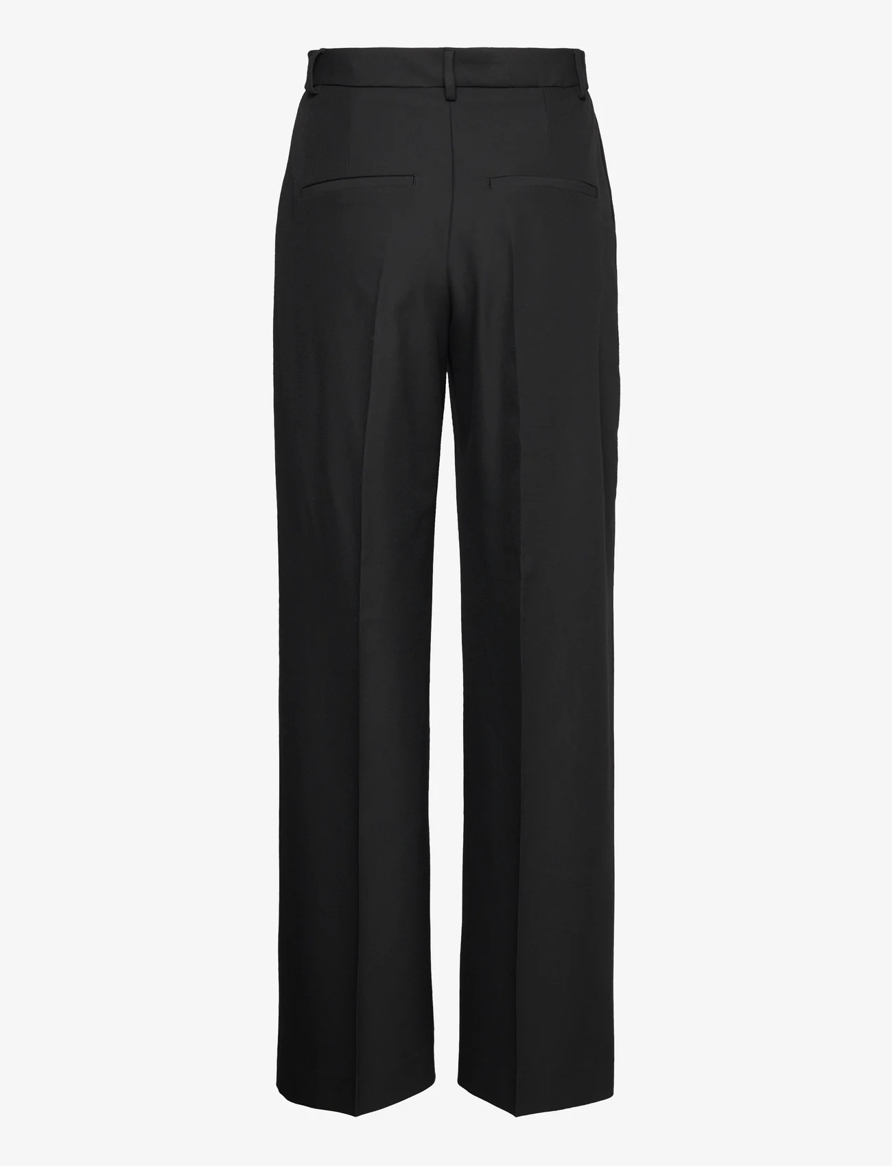 Selected Femme - SLFELIANA HW WIDE PANT N - party wear at outlet prices - black - 1
